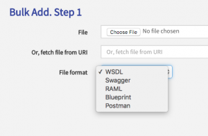 The API importer supports a wide range of options.